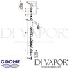 Grohe Concetto Single-Lever Sink Mixer Tap Spares
